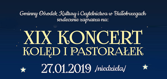 XIX Koncert Kolęd i Pastorałek